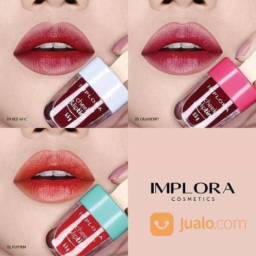 IMPLORA Cheek &amp; Lip Tint Model Ice Cream - Set Liptint &amp; Pemerah Pipi (GROSIR)