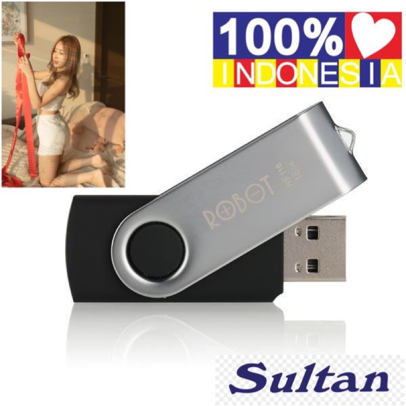 Ready Stok FLASHDISK USB 2.0 ROBOT RF104 Storage 4GB Rotatable U-Disk l