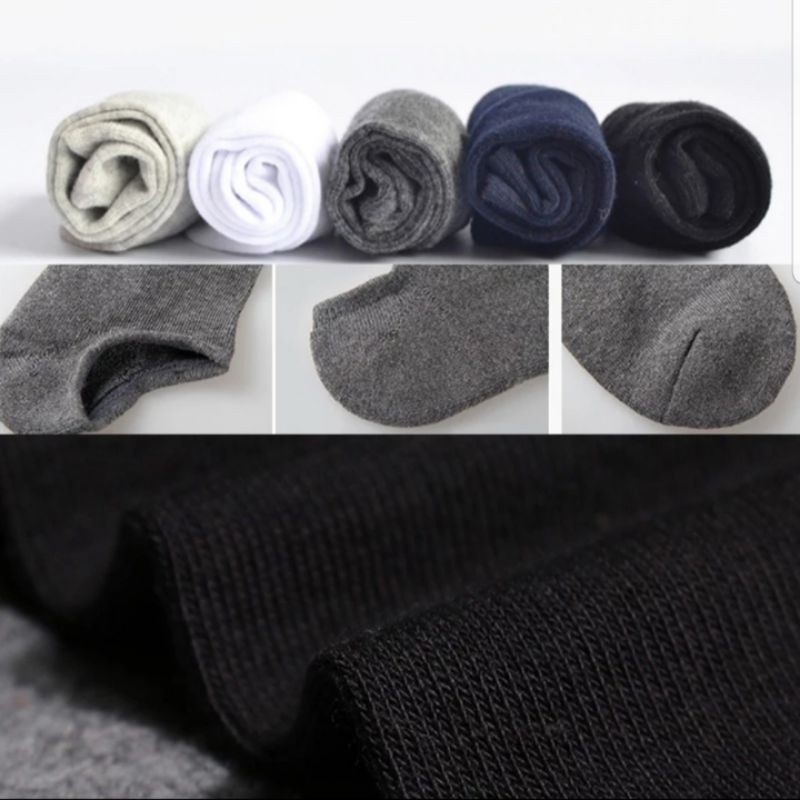 ( COD ) KAOS KAKI PENDEK PRIA WANITA / MATA KAKI POLOS / PILIH WARNA-1