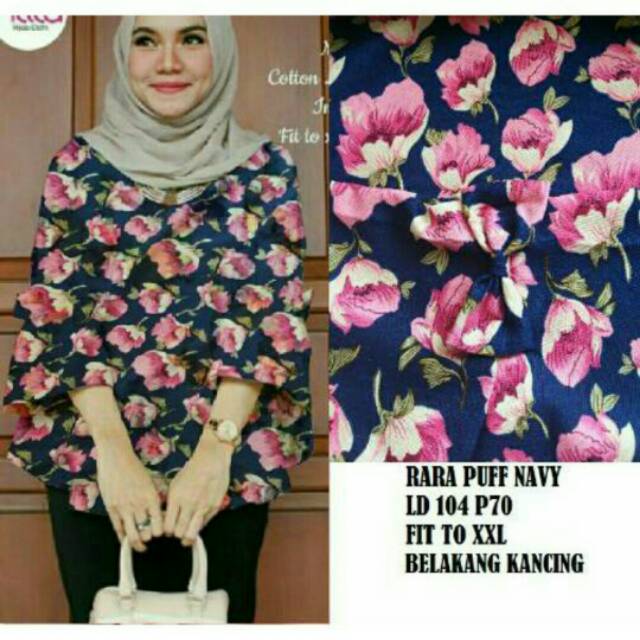 SALE !! Rara Puff MF / ATASAN WANITA / BLOUSE RARA SIZE XL