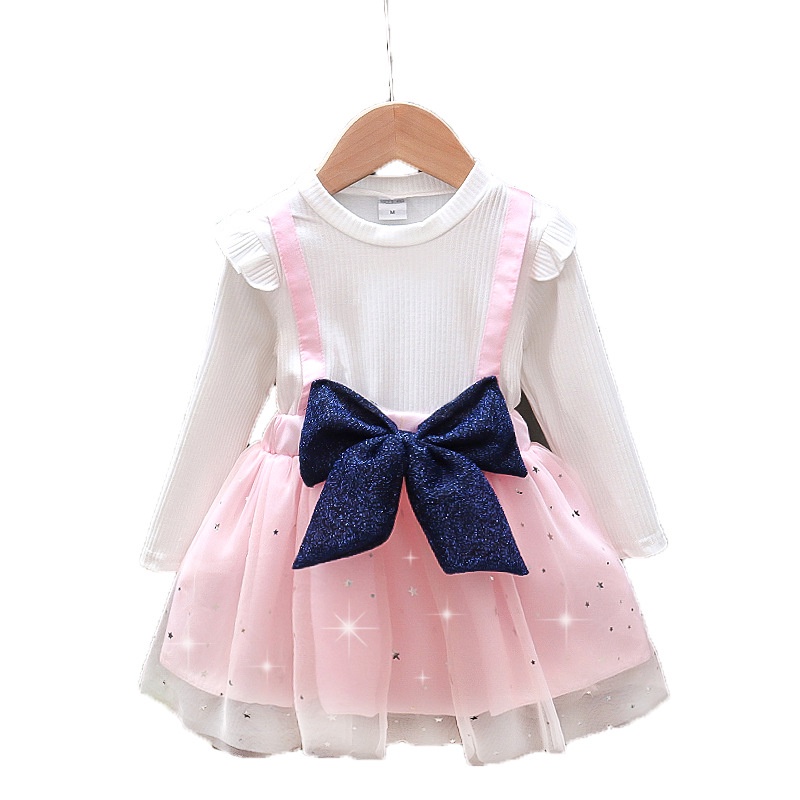 HappyOliver DRESS IMPORT VANESSA RIBBON PJG EBV Baju Dress Anak Perempuan Import/Dress Bayi Perempuan/Gaun Bayi Perempuan/Dress Pesta/Dress Bayi