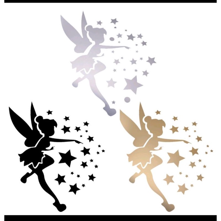 Wall Sticker 3d Acrylik Motif Peri