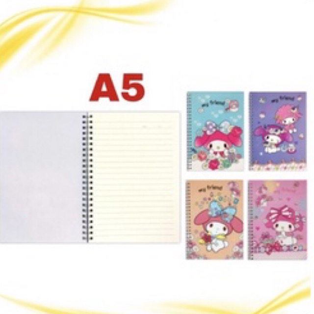 

Note Book Spiral My Melody