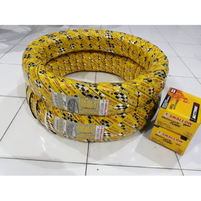 Ban Luar Dalam Swallow 100 80 - 17 & 120 80 - 17 Street Enduro SB 117