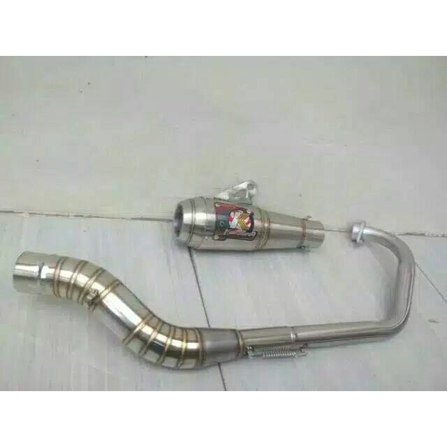 Knalpot kawahara untuk bison vixion r15 cbr
