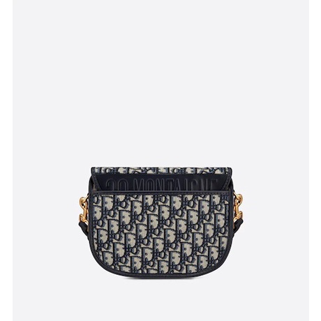 Di or Oblique Bobby Medium Shoulder Bag Deep Blue Multicolor (22 x 17)