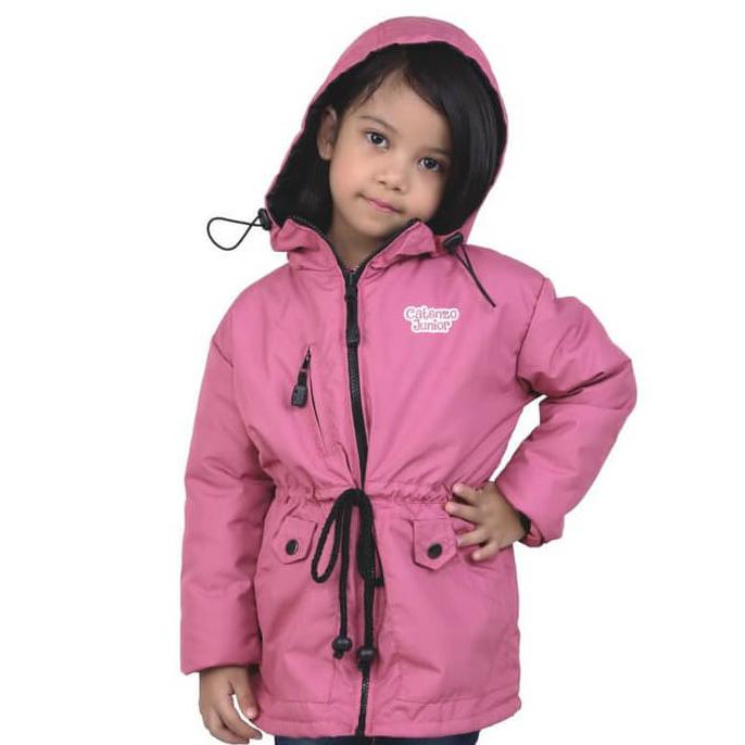 Jaket Anak Perempuan - Jaket Korea Parasut Anak Perempuan 4-10 tahun Catenzo jr CDG127