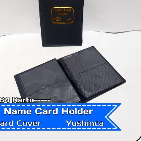 

[PROMO TYF76] Name Card Holder 64 Tempat Slot Kartu Nama 64 Hard Cover Yushinca Terlaris
