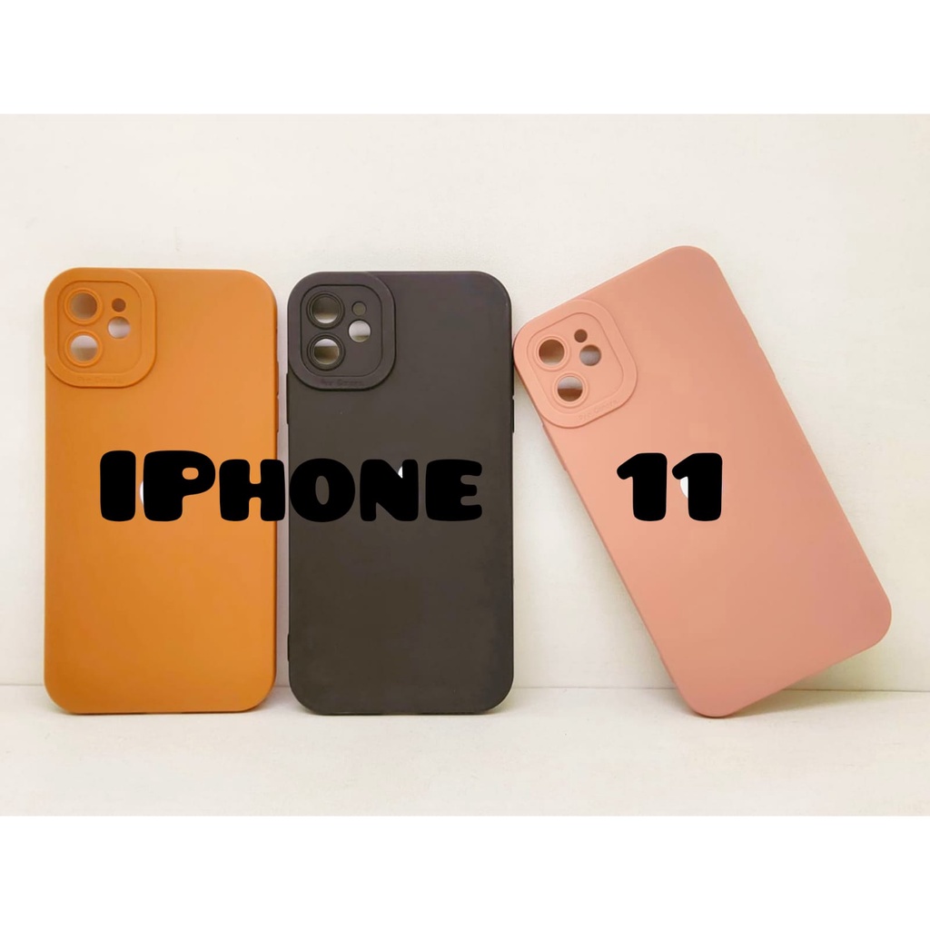 Luxury Soft Matte Case 9D iPhone 6 7 8 Plus X XR XS MAX 11 11Pro 11ProMax Solid Color Angel Eye Lens