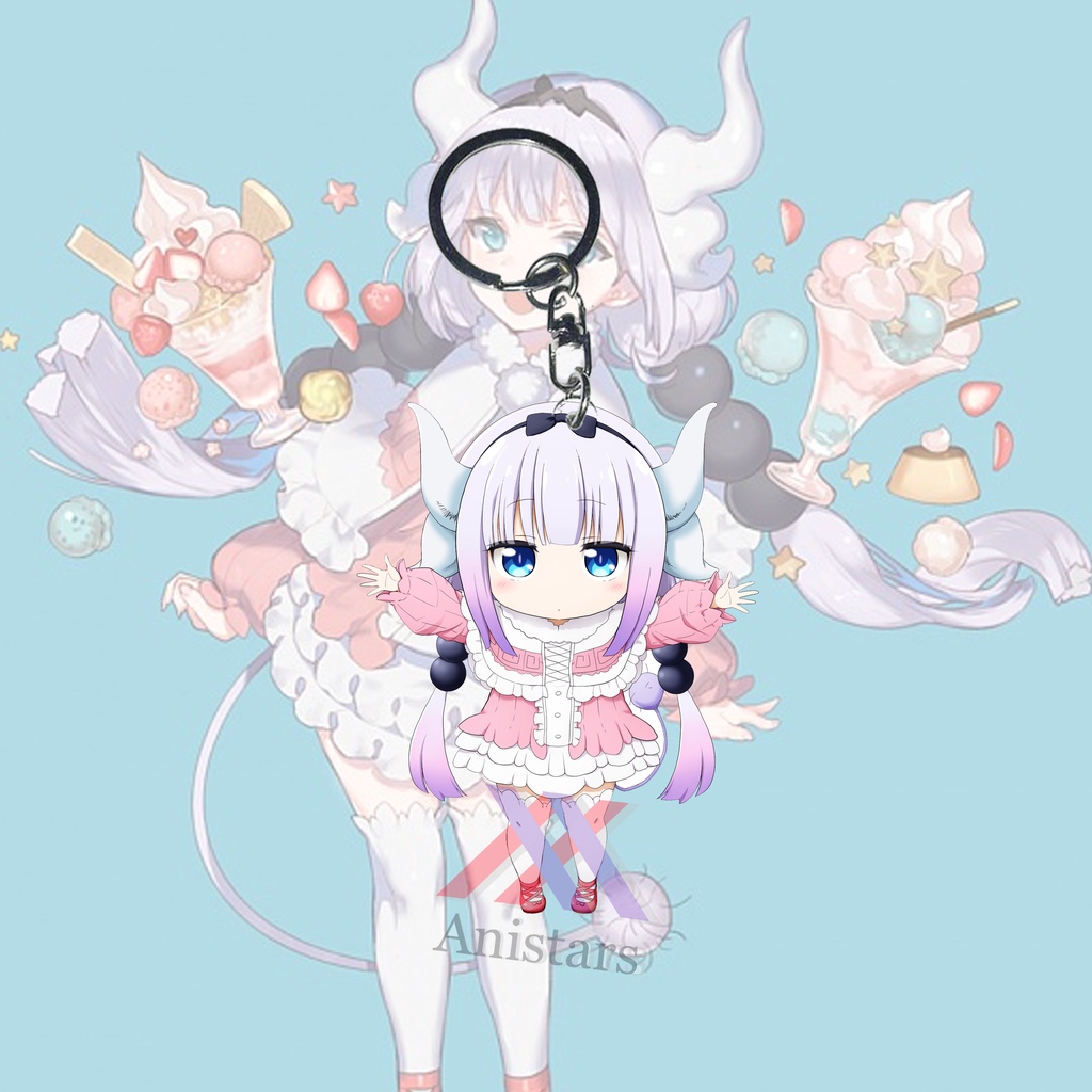 Gantungan Kunci Kobayashi san chi no oo Dragon Kanna Kamui - Key Chain - Strap hp - Pinch strap - Ga