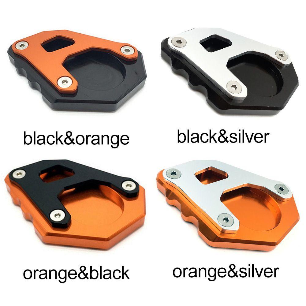 Populer Foot Extension Magnifying Pad Bagian Motor Side Stand Penyangga Kaki Side Kick Stand Untuk Ktm1290 1050 1190 ADV