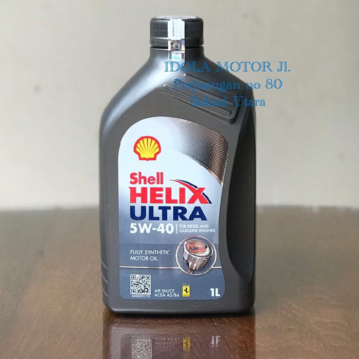Promo Oli shell helix ultra sae 5w-40 isi 1 liter terlaris idola