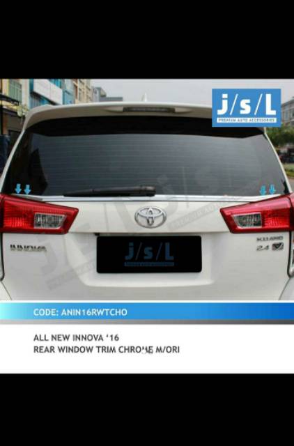 List kaca belakang all new innova 2016 chrome jsl