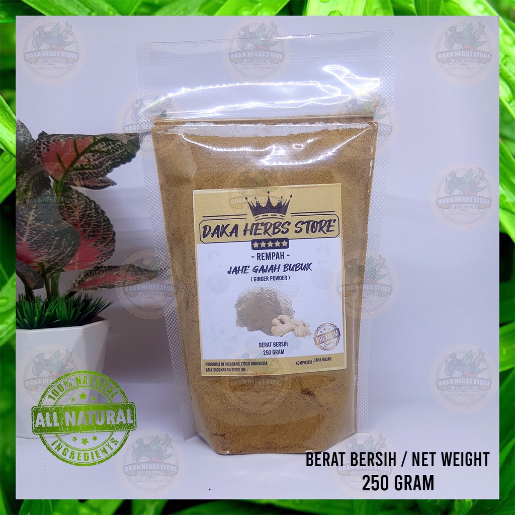 

p4yu Jahe bubuk murni (250 g)