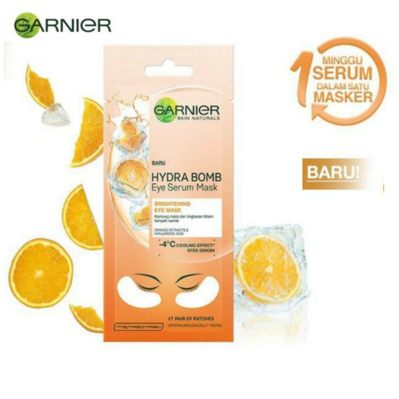 Garnier Eye Serum Mask Mata  6g Kuning