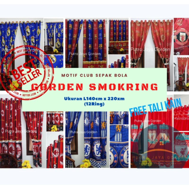 Gorden Club Sepakbola L140 x T220 12Ring