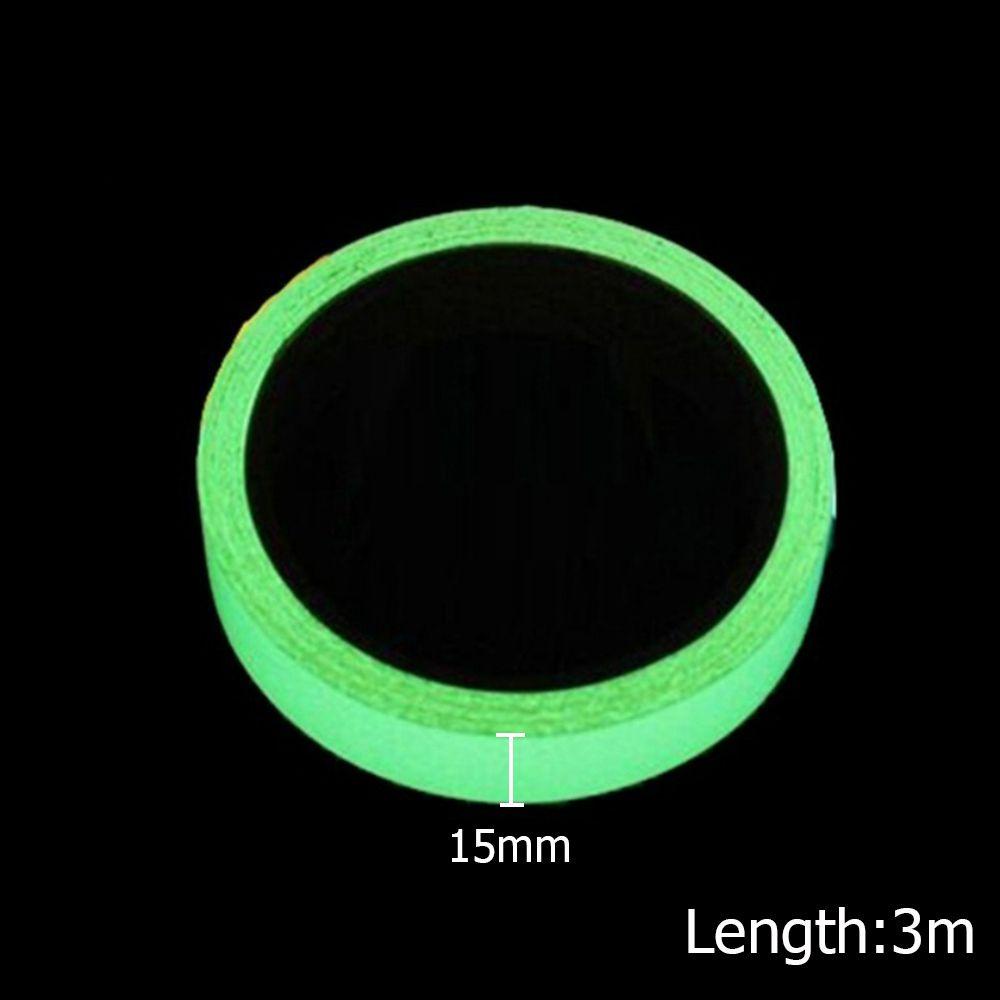 Populer 15mm * 3m Luminous Tape DIY Peringatan Keselamatan Perekat Diri