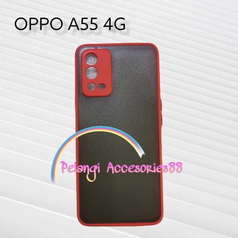 CASE OPPO A55 4G SOFTCASE CASE DOVE CASE FULL COLOUR