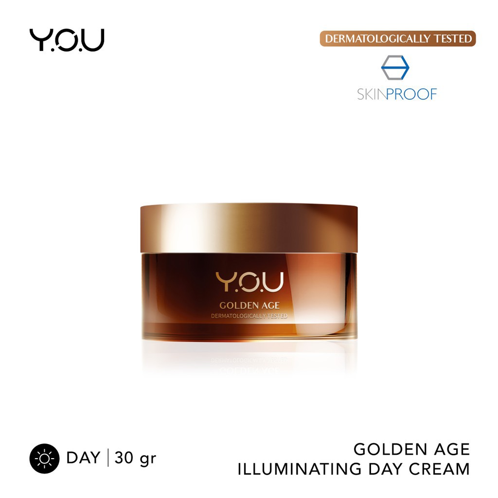 YOU Golden Age Illuminating Day Cream 30g [Total Radical Protection SPF 30 PA+++] / Y.O.U VH