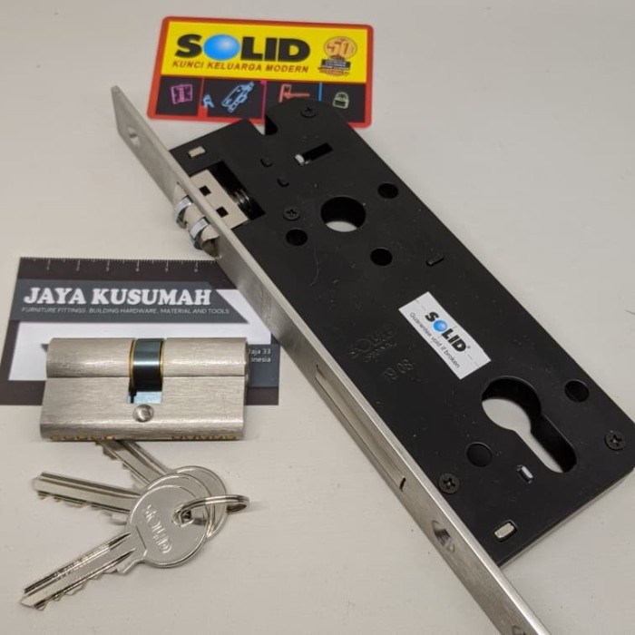Kunci Pintu - Body Pelor Solid Lc 112 Wl - 40Mm Lockcase Bodi Kunci Pintu 2 Roller