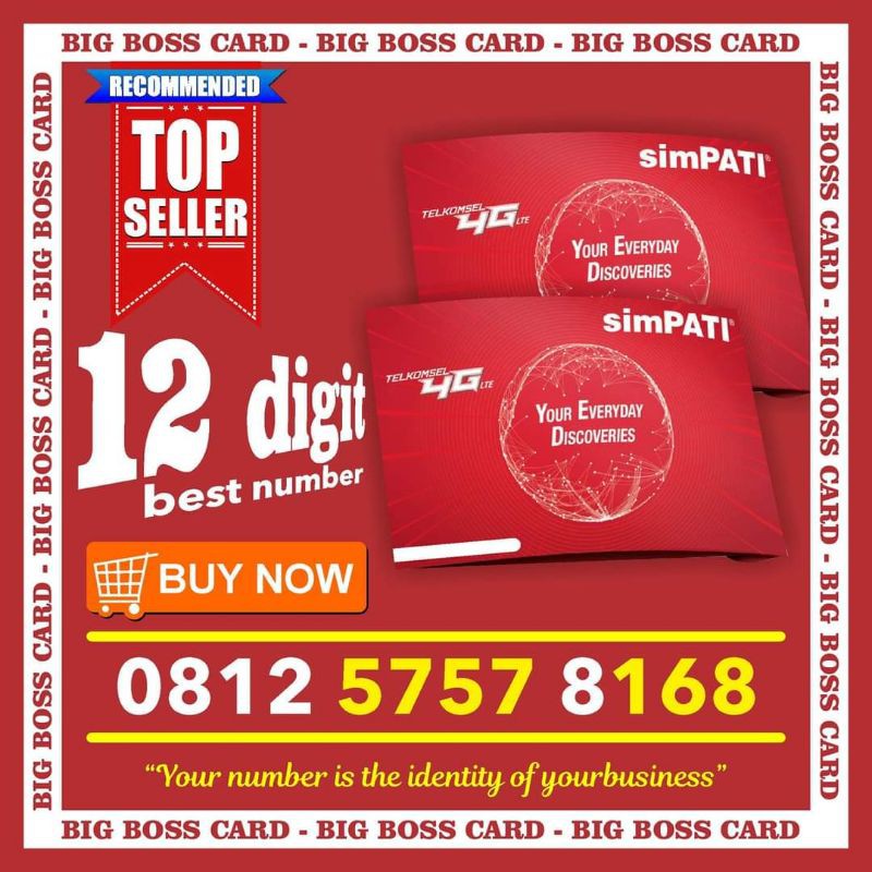 SIMPATI MAJU MAJU ILUFA | NOMOR CANTIK SIMPATI 5757 8168