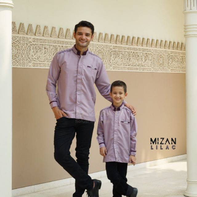 AHZARAYY - MIZAN LILAC / KOKO COUPLE KEREN / KOKO LENGAN PANJANG / KOKO AHZARAYY