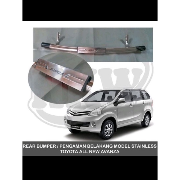 penaman bumper belakang mobil avanza 2004-2021