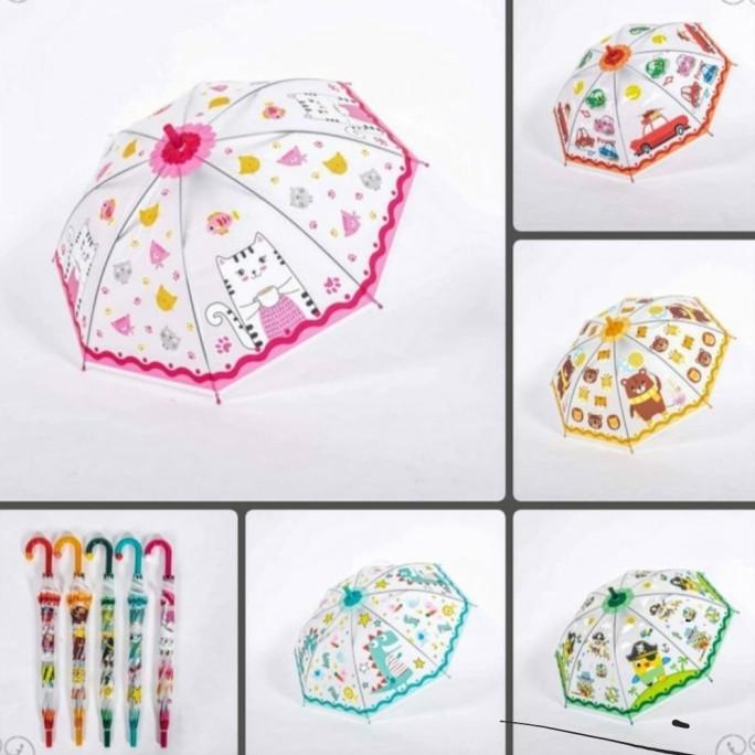 PAYUNG ANAK KARAKTER/ PAYUNG TRANSPARAN KARAKTER/ PAYUNG ANAK