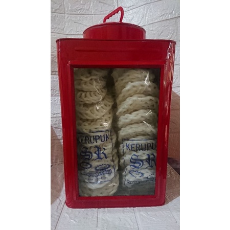 

Kaleng Kerupuk Asli Plus Kerupuk