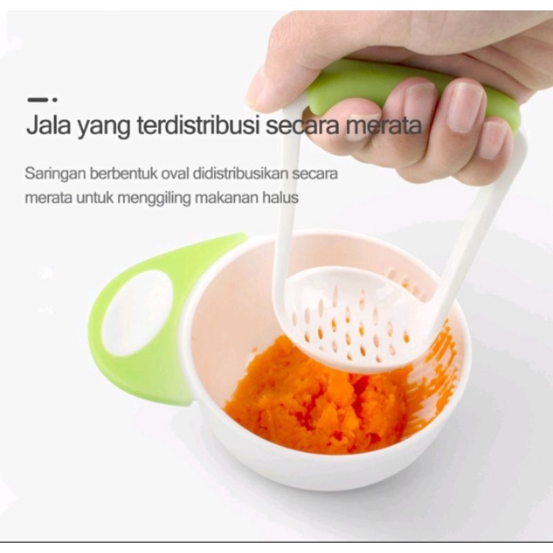 Mangkuk penumbuk / penghalus makanan bayi / MPASi