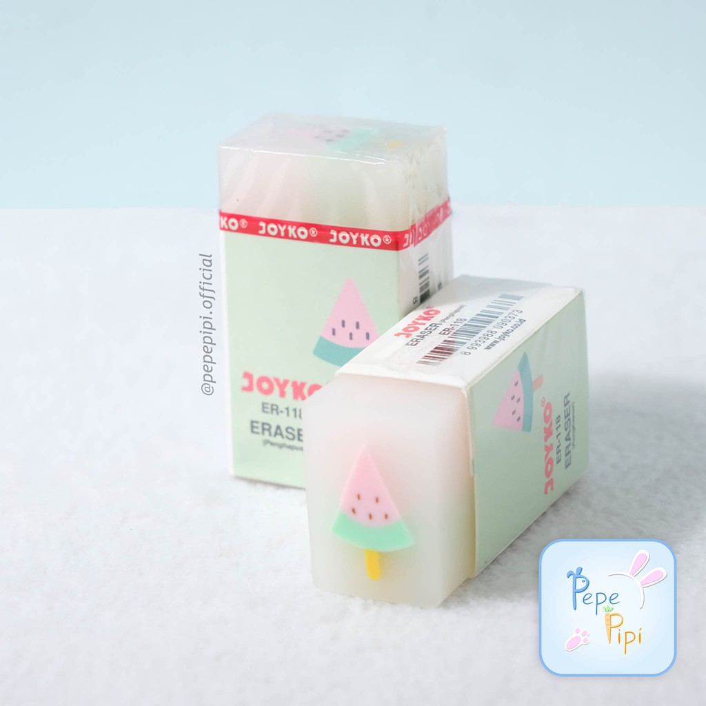 Penghapus Joyko Ice Cream ER-118 Es Krim Cone Semangka Eraser Setip Hapusan Pensil