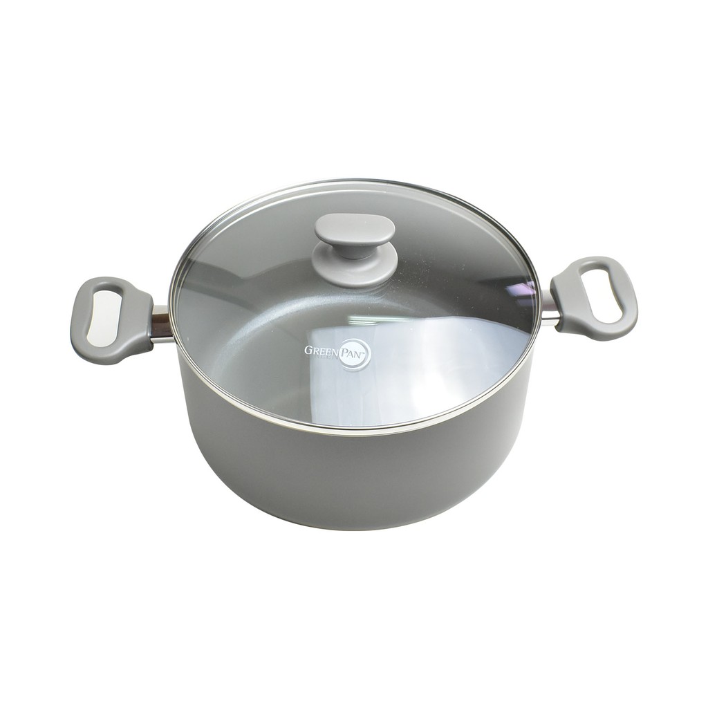 GreenPan Delight Grey Covered Casserole 24 Cm