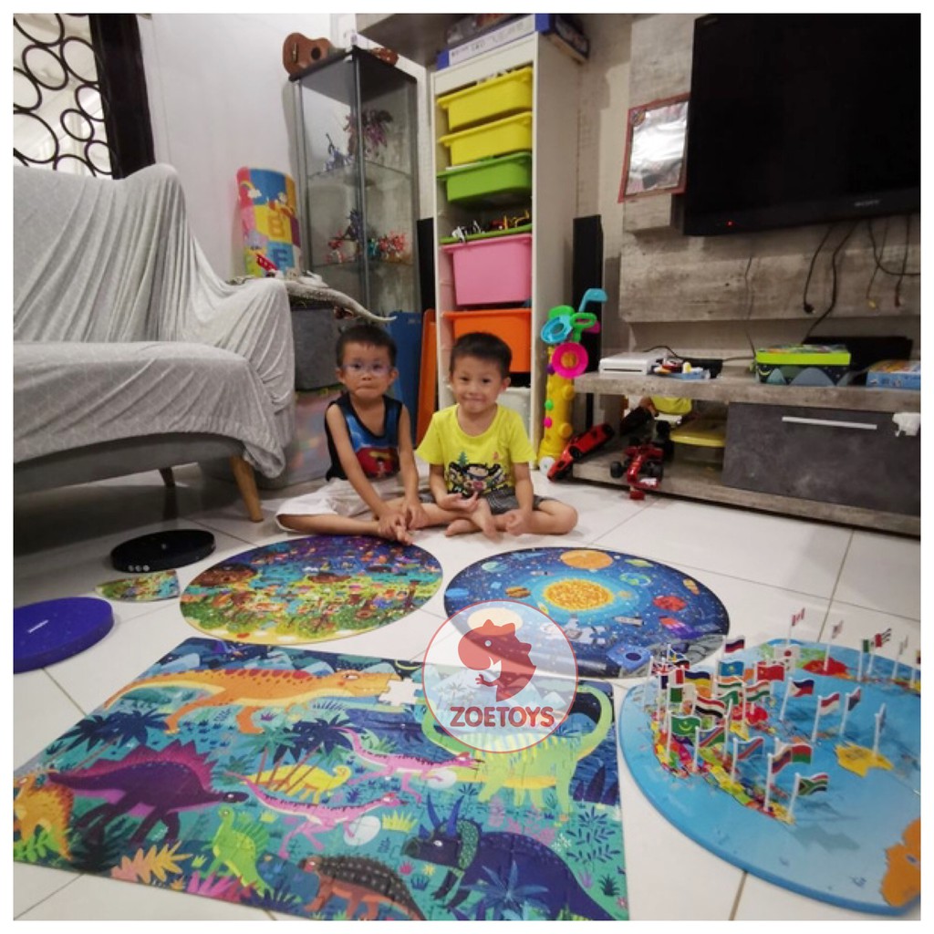 Zoetoys Joan Miro - Giant Puzzle Ocean Dino | Mainan Edukasi Anak  | Cari Kado | Cari Kado Natal