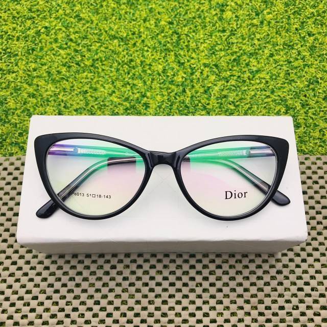 Frame kacamata 8013 cat eye fashion cewek modis trendi minus plus silinder antiradiasi Murah