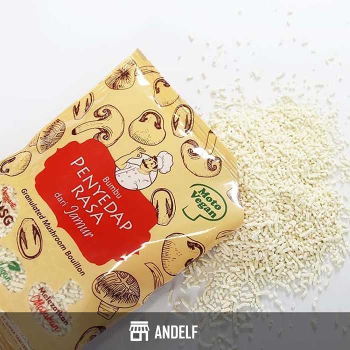 

Kaldu Jamur Non MSG / Penyedap Rasa Motovegan 50 gram