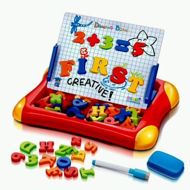 

Magnetic learning 2in1 papan tulis 2 fungsi