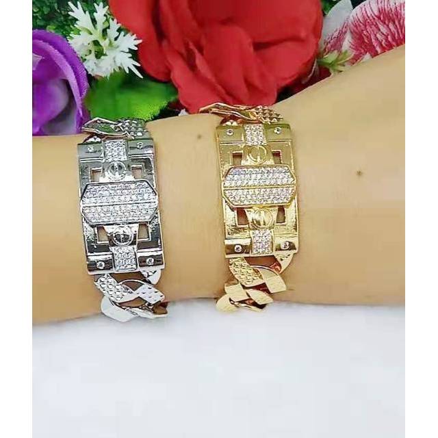 Gelang xuping Permata lapis emas 18k