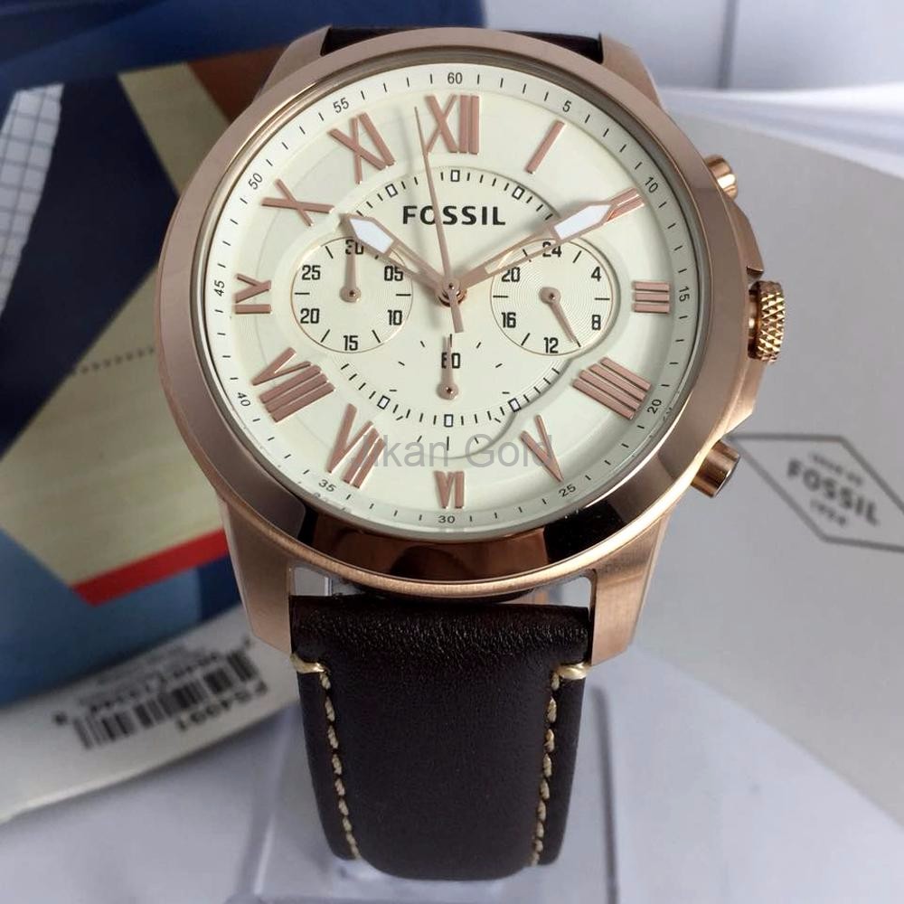 jam fossil fs4991 45mm original resmi