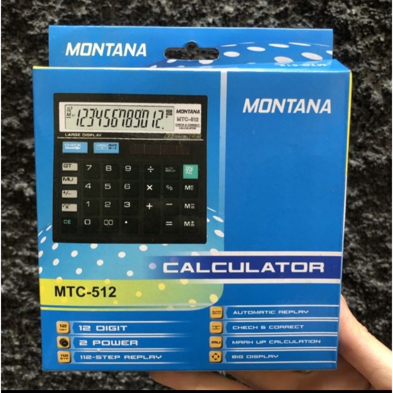 Kalkulator MONTANA MTC512