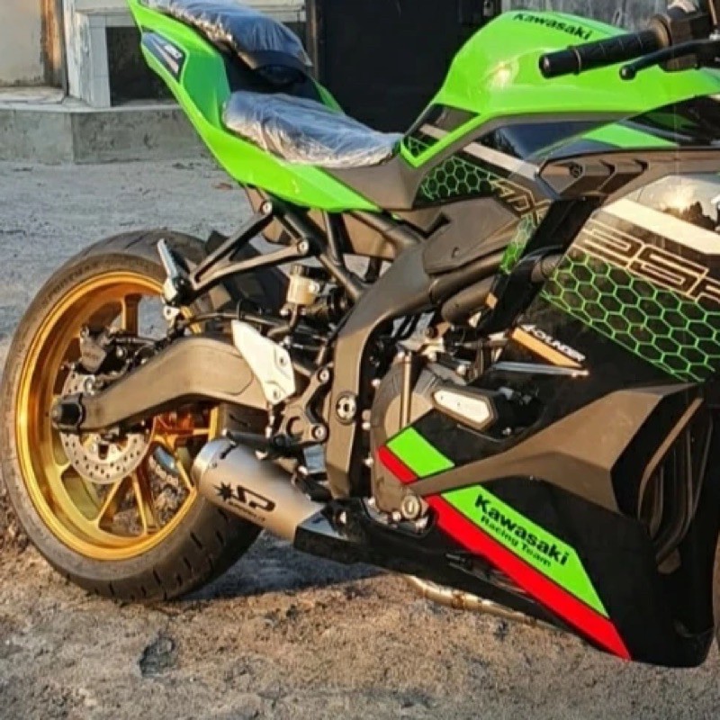 Knalpot Spark Fullsystem Underbelly Titanium Ninja ZX25R ZX-25R