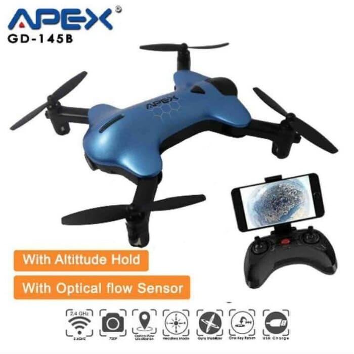 Zackymall Drone Apex Blue Gd-145B Camera Hd