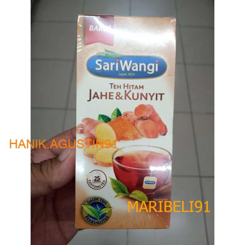

Sariwangi Teh Hitam Jahe & Kunyit 25 Teh Celup 45 gr maribeli91