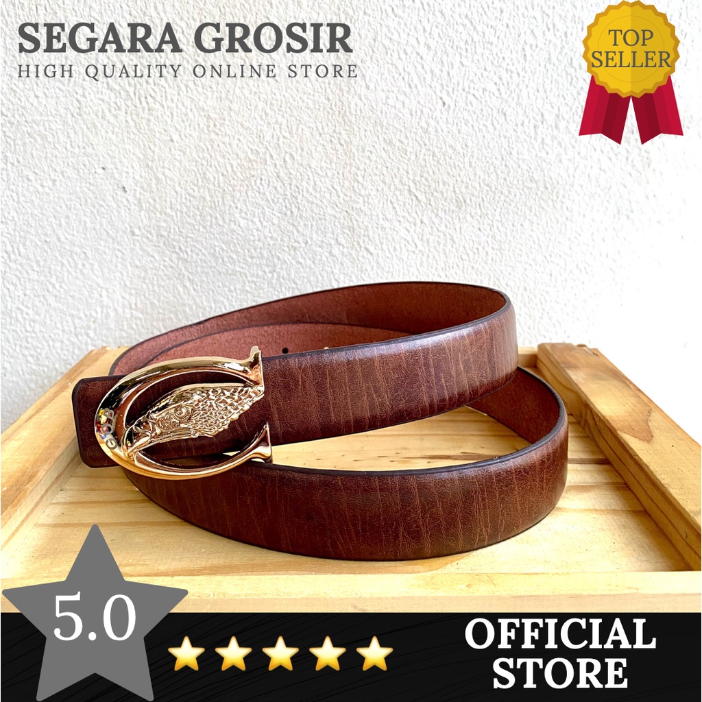 ikat pinggang wanita kulit leather perempuan ban pinggang sabuk hitam coklat muda tua aksesoris fashion gesper gasper termurah grosir impor import branded premium bahan terbaik belt cewek cewe modis high quality premium leather tebal stylis murah termurah