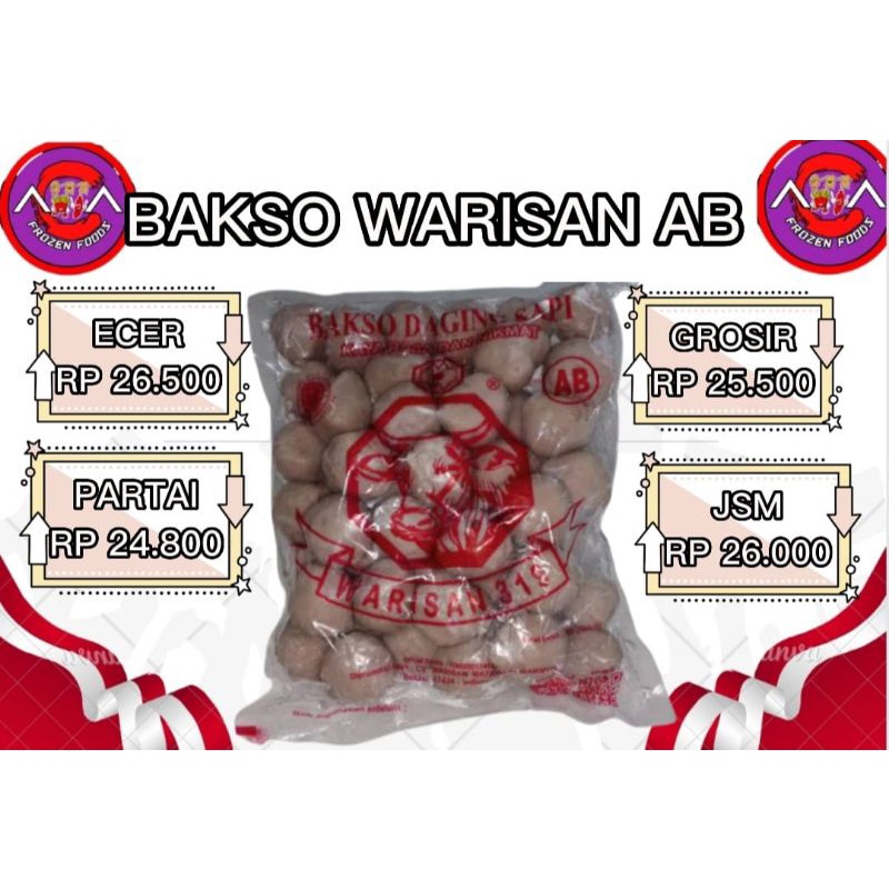 Jual Bakso Warisan 319 Ab Shopee Indonesia