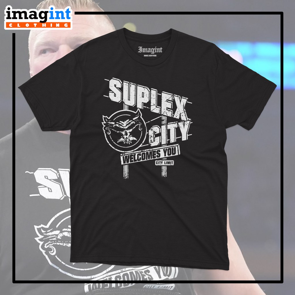 BAJU KAOS DISTRO WWE BROCK LESNAR SUPLEX CITY