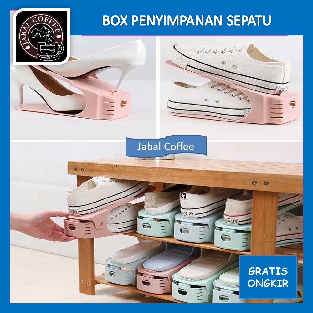 Rak Sepatu Susun / Box Penyimpanan Sepatu / Organizer Sepatu / Tempat Penyimpanan Sepatu Sandal