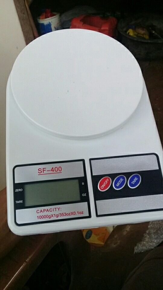 【toko360】 Free Battery Timbangan Dapur Kue Digital Kitchen Scale 10kg Gram Sf400 Sf 400 Sf-400 Batre