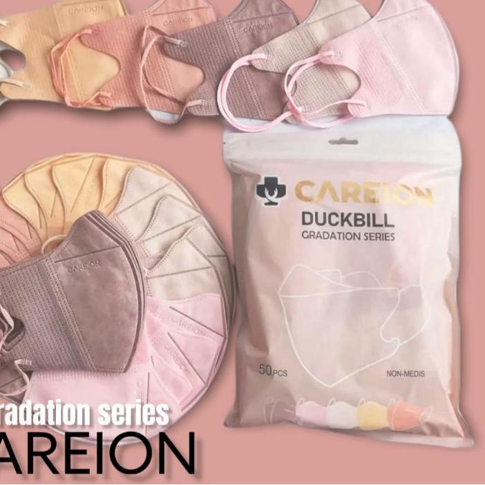 (Terbaik) Duckbill Careion 4ply gradasi pastel mix shrimp powder shrimp matcha ~ Full colour series 