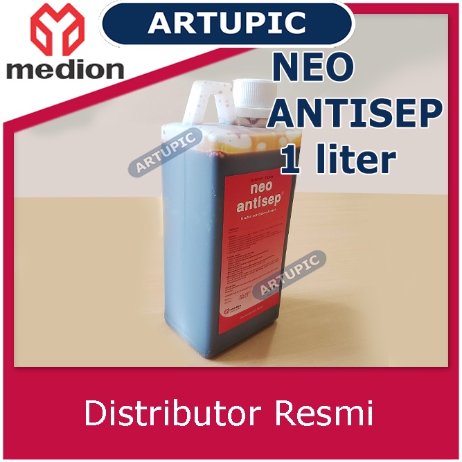 Neo Antisep 1 liter Desinfektan Disinfektan Pembasmi Virus Bakteri Kuman Antiseptik Medion Artupic