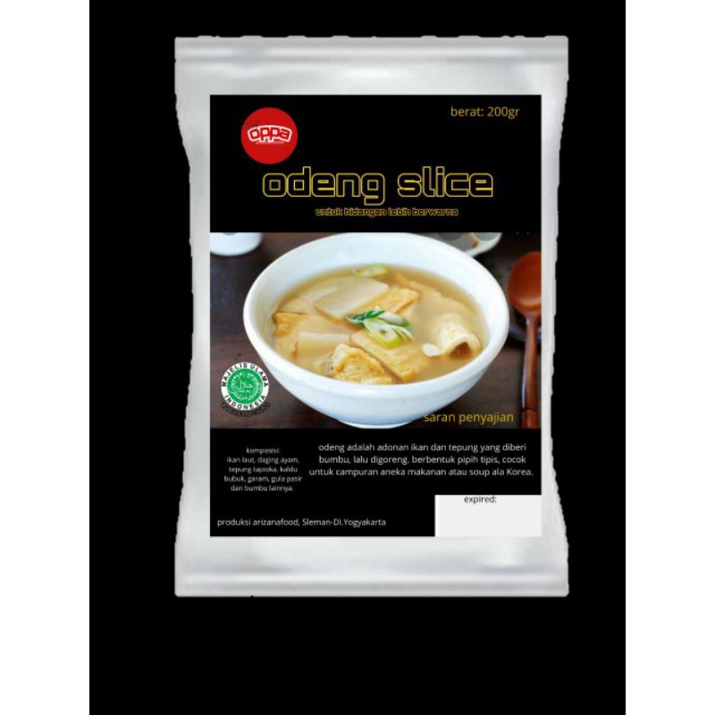 

[Agen] ODENG/ fish cake SLICE makanan korea korean food frozen instan halal MUI murah